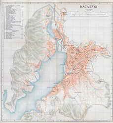 70305-0008 - Map of Nagasaki 1914