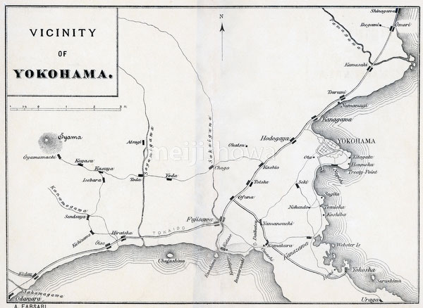 70405-0004 - Map of Kanagawa 1890
