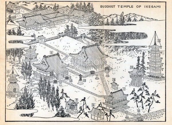 70411-0005 - Map of Ikegami Honmoji 1903