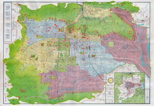70509-0002- Map of Kyoto 1936