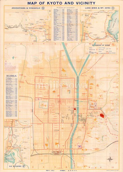 70509-0007 - Map of Kyoto 1928